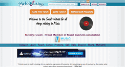 Desktop Screenshot of melodyfusion.com